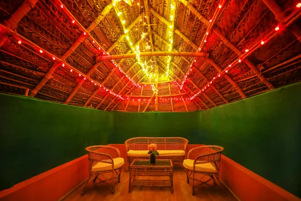 Hut interior
