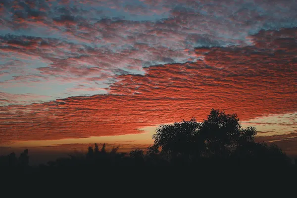 Orange sky at Oxyville