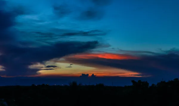 Sunset — west view