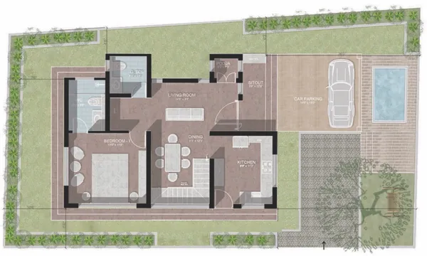 Willow — ground floor plan